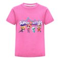 thumbnail image 1 of Kids SuperKitties Youth T-Shirt – Boys Girls Cartoon Cat Tee – Colorful Graphic Short Sleeve Shirt – Fun Summer Wear – Casual Top for Toddlers, 1 of 3