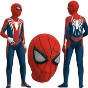 Kids Superhero Jumpsuit Costume Fancy Dress Child Halloween Cosplay for 7-8 Years