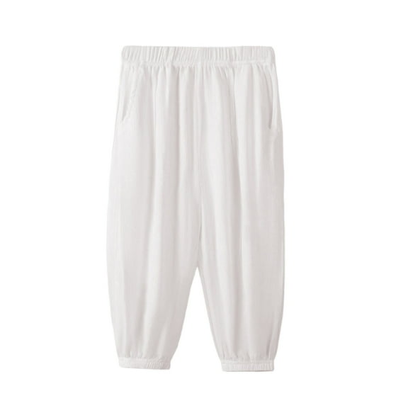 Kids Sweatpant for Boys Elastic Waist Jogger Baggy Youth Sweatpants Pants for Boys 6-7 Years