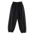 thumbnail image 1 of Kids Sweatpants Athletic Pants for Girls with Pockets Drawstring Trousers Boys SweatPants 5-6 Years, 1 of 6