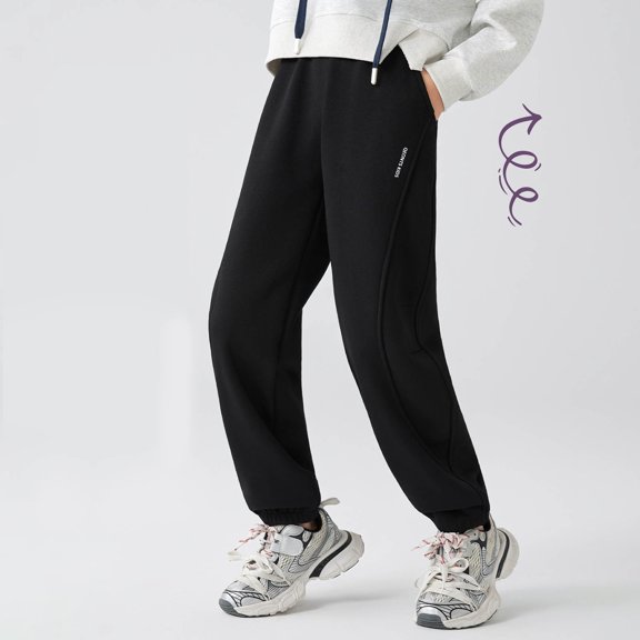 Kids Sweatpants Boys' Athletic Pants With Pockets Drawstring Basic Boys Black Sweatpants Boy Pants 6-7 Years