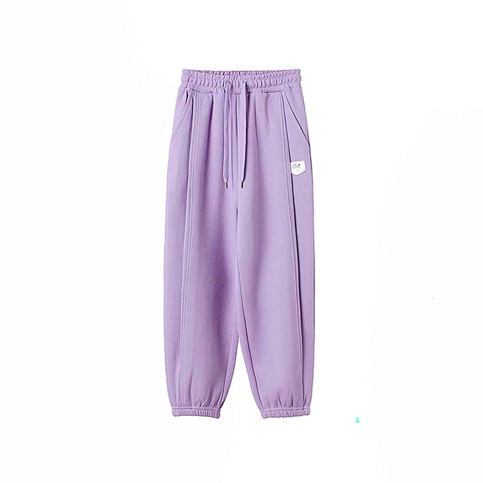 Kids Sweatpants Boys Girls Jogger Athletic Workout Clothes Cotton Solid