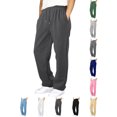 thumbnail image 1 of Kids Sweatpants Children's Winter Solid Color Elastic Waist With Side Pockets Slim Sports Sweatpants Long Pants For Kids Dark Gray 12-13Years, 1 of 7