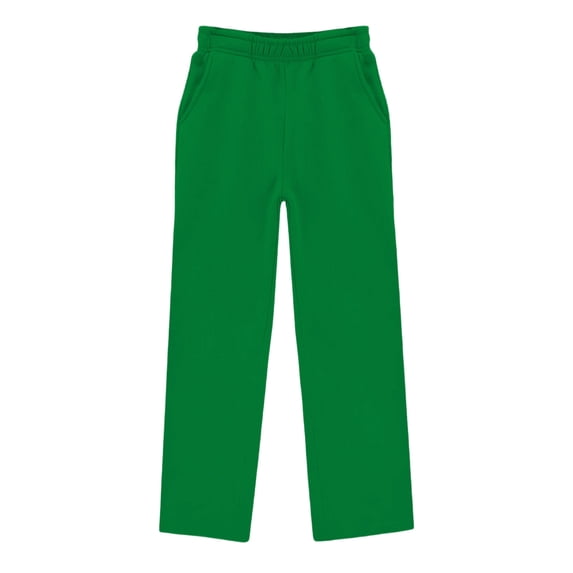 Kids Sweatpants Elastic Waist Jogger Sweatpants with Pockets Boys Solid Pants Dark Green Toddler Sweatpants Spring Fall Sweatpants Size 5-6 Years