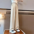 thumbnail image 1 of Kids Sweatpants Girls Oversized Wide Leg Sweatpants Girls White Sweatpants Baggy Pants Kids Girls Summer Clothes Size 8-9 Years, 1 of 3