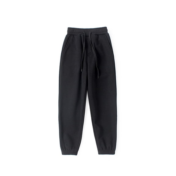 Kids Sweatpants High Waist Athletic Joggers with Pockets Boys Joggers Size 8-9 Years