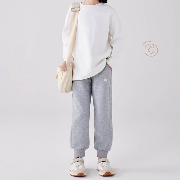 Kids Sweatpants Kids Active Joggers Athletic With Pockets Drawstring Loose Fit Yellow Boys Sweatpants Sweatpants Boys 5-6 Years