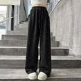 thumbnail image 1 of Kids Sweatpants Summer Fall Long Pants Casual Straight Wide Leg Pants Girls Baggy Sweatpants Girl Pants Size 12-13 Years, 1 of 6