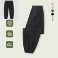 thumbnail image 1 of Kids Sweatpants Toddler Athletic Pants with Pockets Adjustable Drawstring Trousers Black Pants Kids Boys Size 8-9 Years Sweatpants, 1 of 5