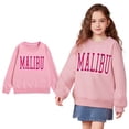 thumbnail image 1 of Kids Sweatshirt for Boys Long Sleeve Pink Sweatshirt Girls Crewneck Loose Fit Pullover Tops Winter Clothes Boys 9-10 Years Clothes Cute&nbsp;Boy Girl&nbsp;Clothing, 1 of 4