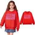thumbnail image 1 of Kids Sweatshirt Boys Long Sleeve Red Sweatshirt Girls Crewneck Sweatshirts Pullover Tops Winter Clothes 6-7 Years Girl Clothes Cute&nbsp;Boy Girl&nbsp;Clothing, 1 of 4
