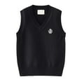 thumbnail image 1 of Gyujnb Kids Sweatshirt - Boys Sweaters Knit Vest for Kids Warm Casual Pullover Knit Sweater Vest for Boys Autumn Winter Layering,Size:15-16 Years, 1 of 3