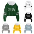 thumbnail image 1 of Kids Sweatshirt Girl Long Sleeve Crew Neck Sweater Casual Green Fall Clothes Girl Outfits Size 8-9 Years, 1 of 3