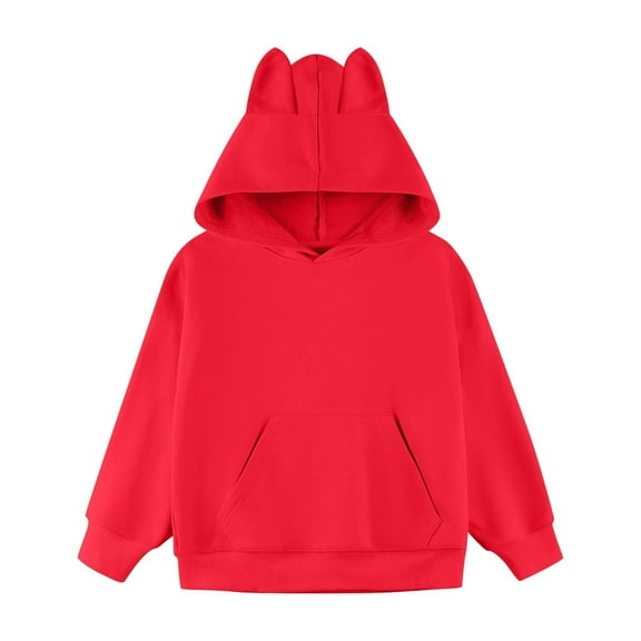 Kids Sweatshirt - Girl's Hoodie Long Sleeve Soft Sweatshirt Graphic Hoody Kids Cute Pullovers Top Clothes for Girls and Boys,Size:6-7 Years