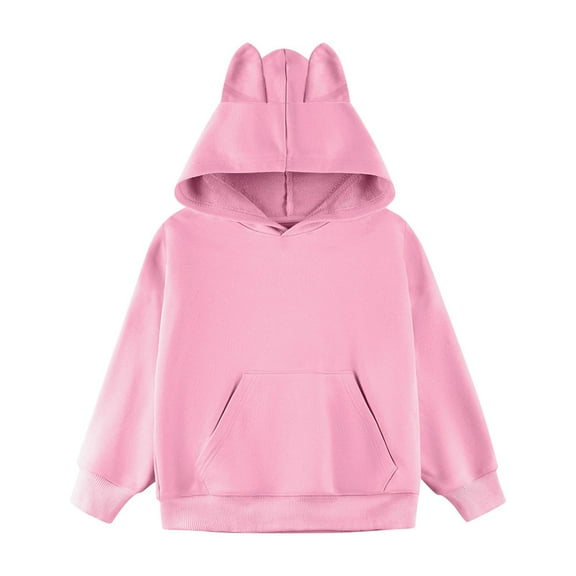 Gyujnb Kids Sweatshirt - Girl's Hoodie Long Sleeve Soft Sweatshirt Graphic Hoody Kids Cute Pullovers Top Clothes for Girls and Boys,Size:6-7 Years