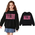 thumbnail image 1 of Kids Sweatshirt Girls Letter Graphic Long Sleeve Crewneck Pullover Tops Fall Clothes 6-7 Years Boys Clothes, 1 of 5