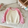 thumbnail image 1 of Kids Sweatshirts Girls Long Sleeve Pink Sweatshirt Girls Crewneck Sweatshirts Pullover Tops Fall Winter Clothes Kids Clothes for Girls 6-7 Years, 1 of 8