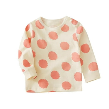 Kids Sweatshirts Girls Trendy Cute Graphic Long Sleeve Tops for Child Crew Neck Loose Fall Pullover Shirts (Khaki 80)