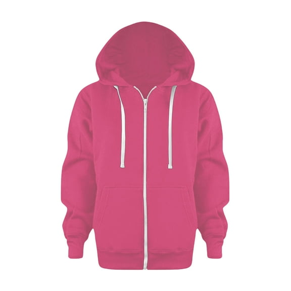 Kids Sweatshirts Red Sweatshirt Boys and Toddler Long Sleeve Zip Up Hoodie Sweatshirt with Kangaroo Pockets