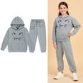 thumbnail image 1 of Kids Sweatsuit Set for Girls 2 Piece Long Sleeve Graphic Hoodies Pullover and Jogger Sweatpants Fall Winter Clothes Kids Clothes Boys Size 4-5 Years, 1 of 6