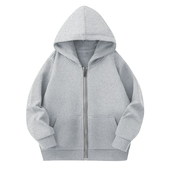 Girls Sweater Sweatshirt Crewneck Oversized Pullover Cotton Clothes Solid Color Long Sleeves Tops Casual Fleece Sweater with Pocket Fall Winter Warm Sweatshirts Kids Hoodies