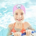 Kids Swim Caps Baby Bathing Caps Children Cartoon Swimming Hat For Long