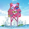 thumbnail image 1 of Kids Swim Float Vest Kids Floaties Boys Girls Swim Float Jacket Buoyancy Swimwear Outdoor Swimming Life Jacket For Children,Pink, 1 of 5