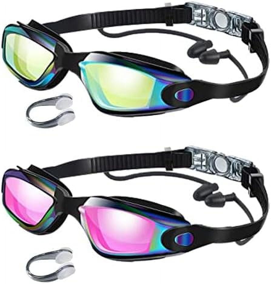 Kids Swim Goggles for Age 315 Boys Girls, 2 Pack Swimming Goggles Anti