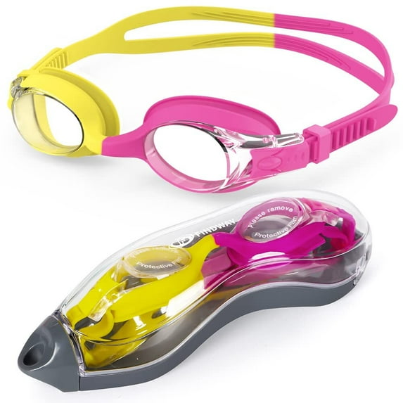 Kids Swim Goggles, Goggles for Swimming Kids (Age 3-14 ) Anti Fog No Leak Swiming Goggles for Kids & Toddlers