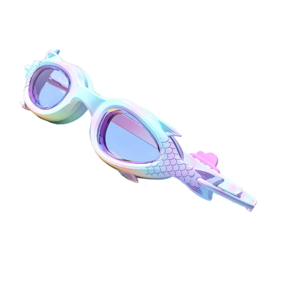Kids Swim Goggles Swim Caps Set Child Swimming Goggles Frog Resistant Swimming Goggles Child Swim Caps for Boy Girl