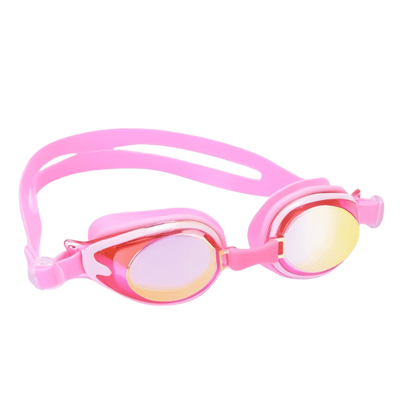 Kids Swim Goggles for Ages 3-12, Anti-Fog UV Protection Swimming Goggles with Adjustable Strap, Leak-Proof Silicone Design&Free Storage Case.