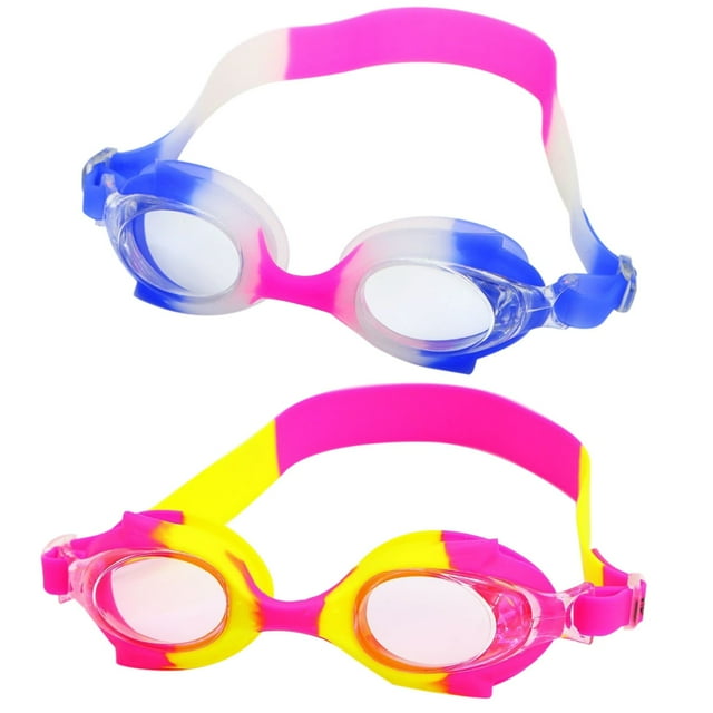 Kids Swim Goggles for Boys and Girls - Straps Eye Seal - Walmart.com