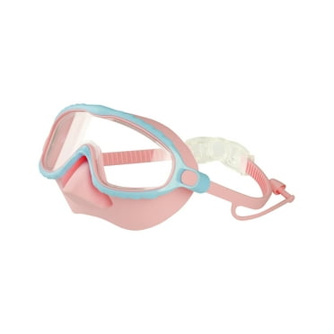 Kids Swim Goggles with Nose Cover for 3-12 Anti-UV Anti-Fog Pool Water Swimming Goggles Boys Girls Youth Toddler