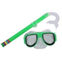Kids Swim Goggles with Snorkel Set for Children Anti-Fog Diving Glasses with Dry Top Tube for Swimming and Snorkeling