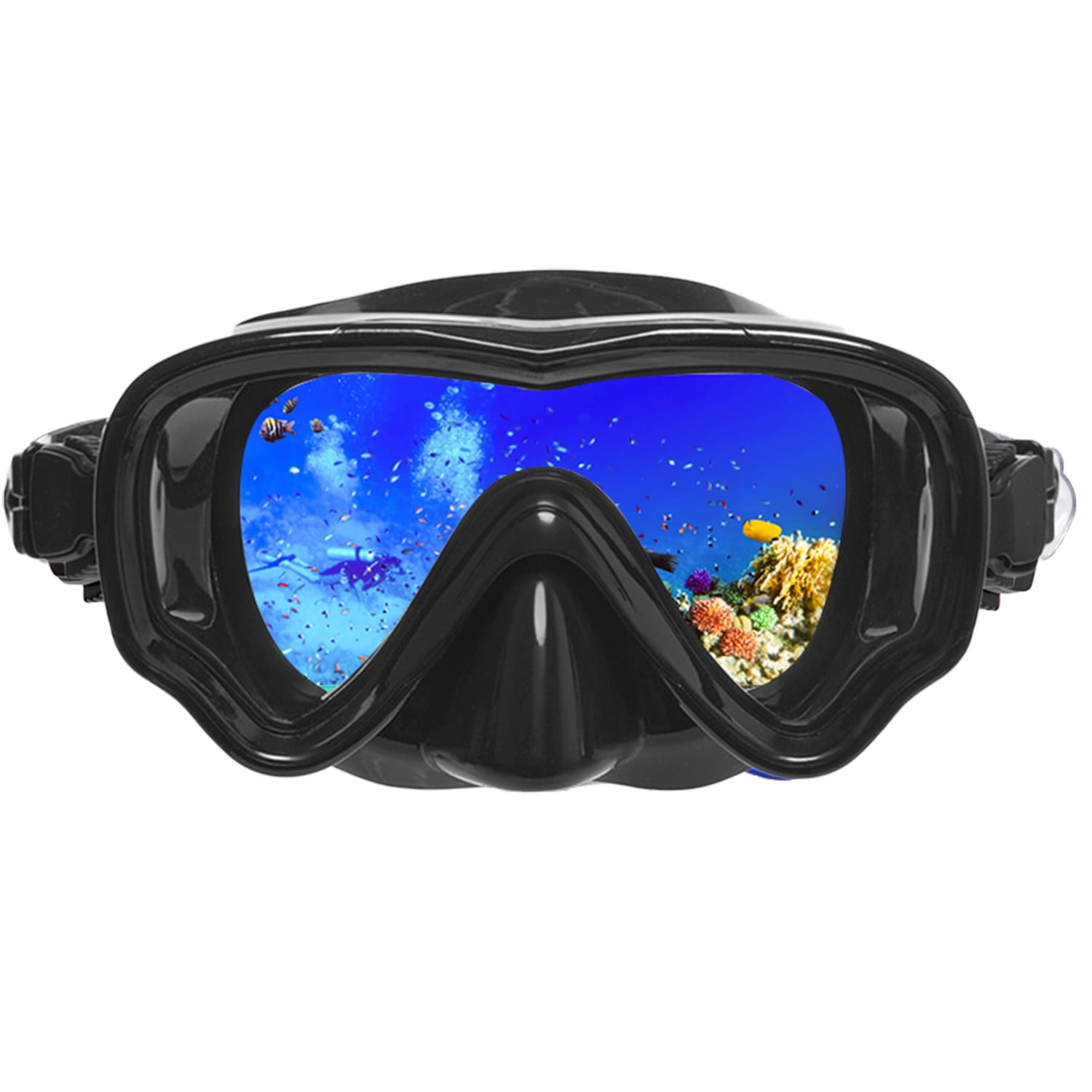 Kids Swim Mask, Swimming Goggles with Nose Cover, Snorkel Mask Diving