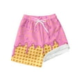 thumbnail image 1 of Kids Swim Trunks Boys Liner Boys Swimwear Funny Cool Dessert Print Boys Swim Shorts Beach Shorts 8 Years Boys Clothes, 1 of 3