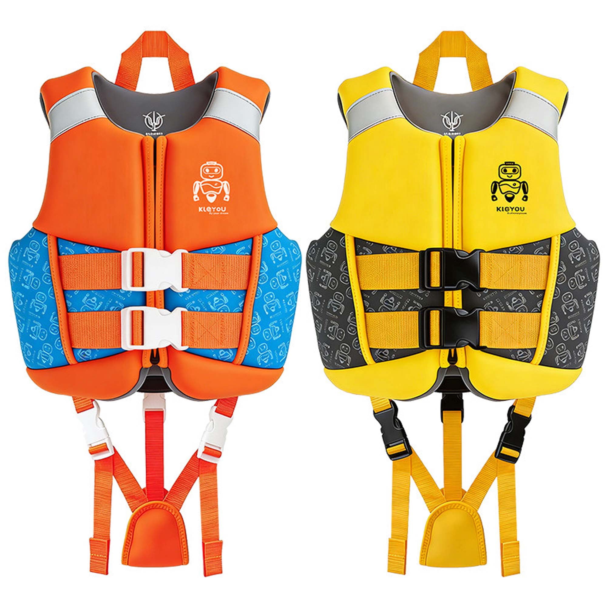 Kids Swim Vest Life Jacket Flotation Swimming Aid with Adjustable Safety Strap Children Life Vest