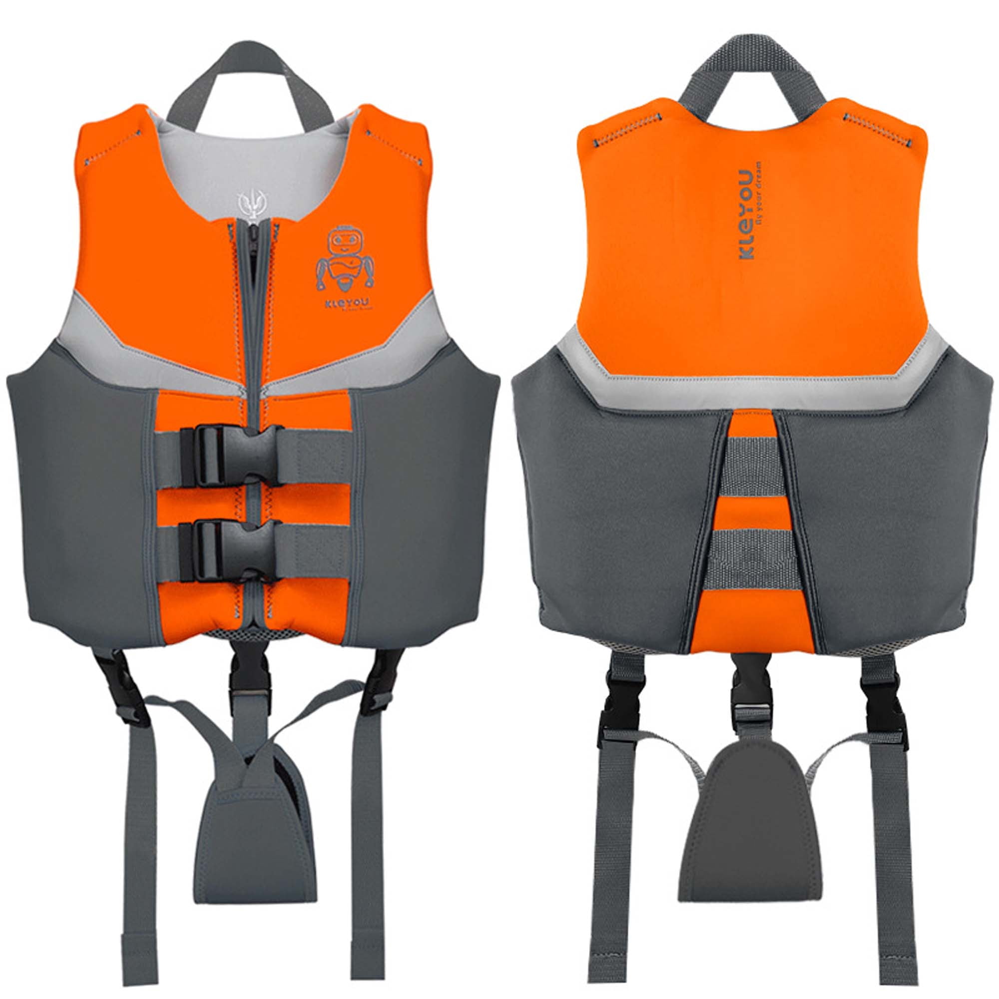 Kids Swim Vest Life Jacket Flotation Swimming Aid with Adjustable Safety Strap Children Life Vest