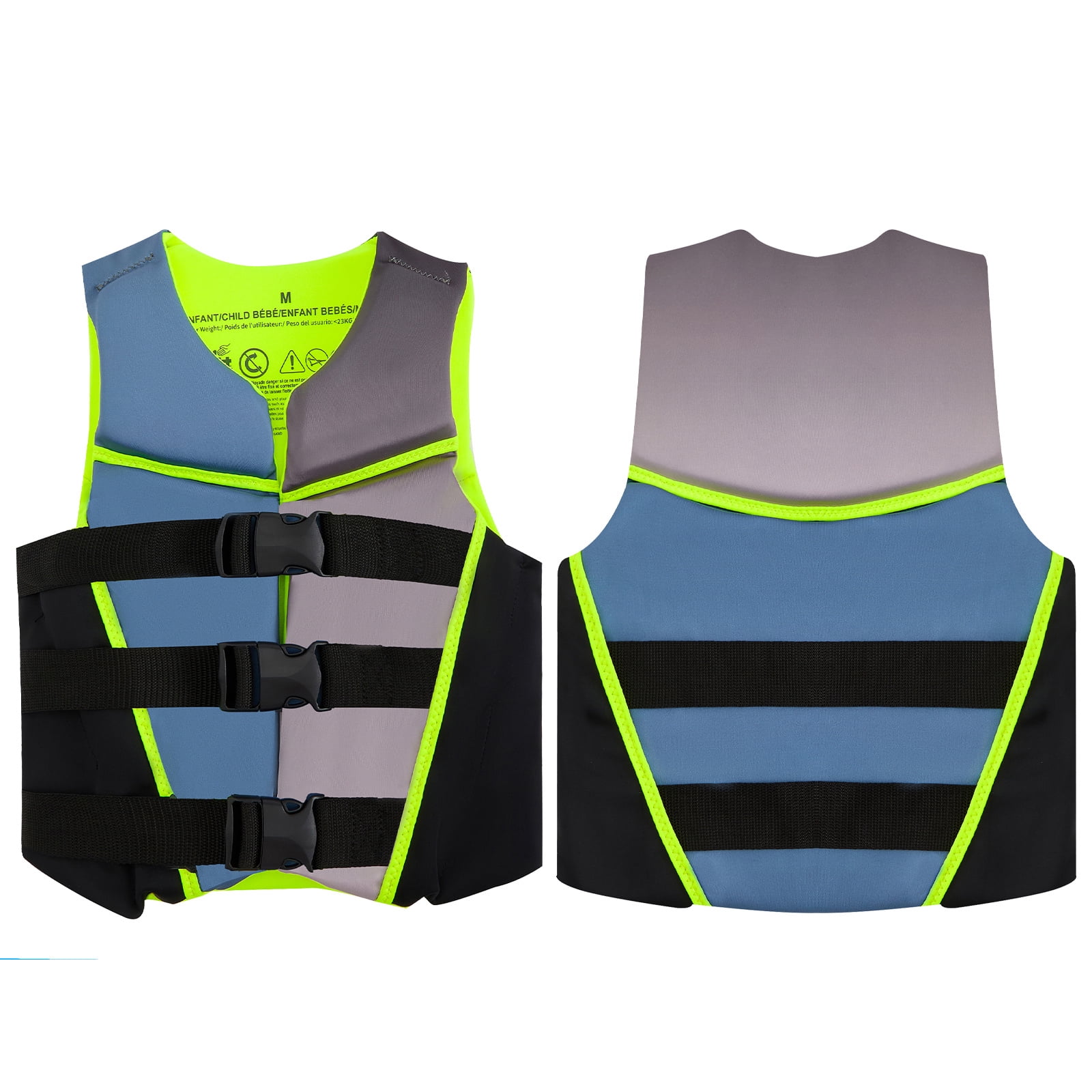 Kids Swim Vest Life Jacket Youth,Adjustable Flotation Buoyancy Swimsuit Trainer Vests,Swimming Aid Jacket for Boys Girls,Kayaking Fishing Sailing,Fit for 50-125 lbs