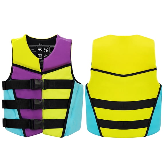 Kids Swim Vest Life Jacket Youth,Adjustable Flotation Buoyancy Swimsuit Trainer Vests,Swimming Aid Jacket for Boys Girls,Kayaking Fishing Sailing,Fit for 50-125 lbs