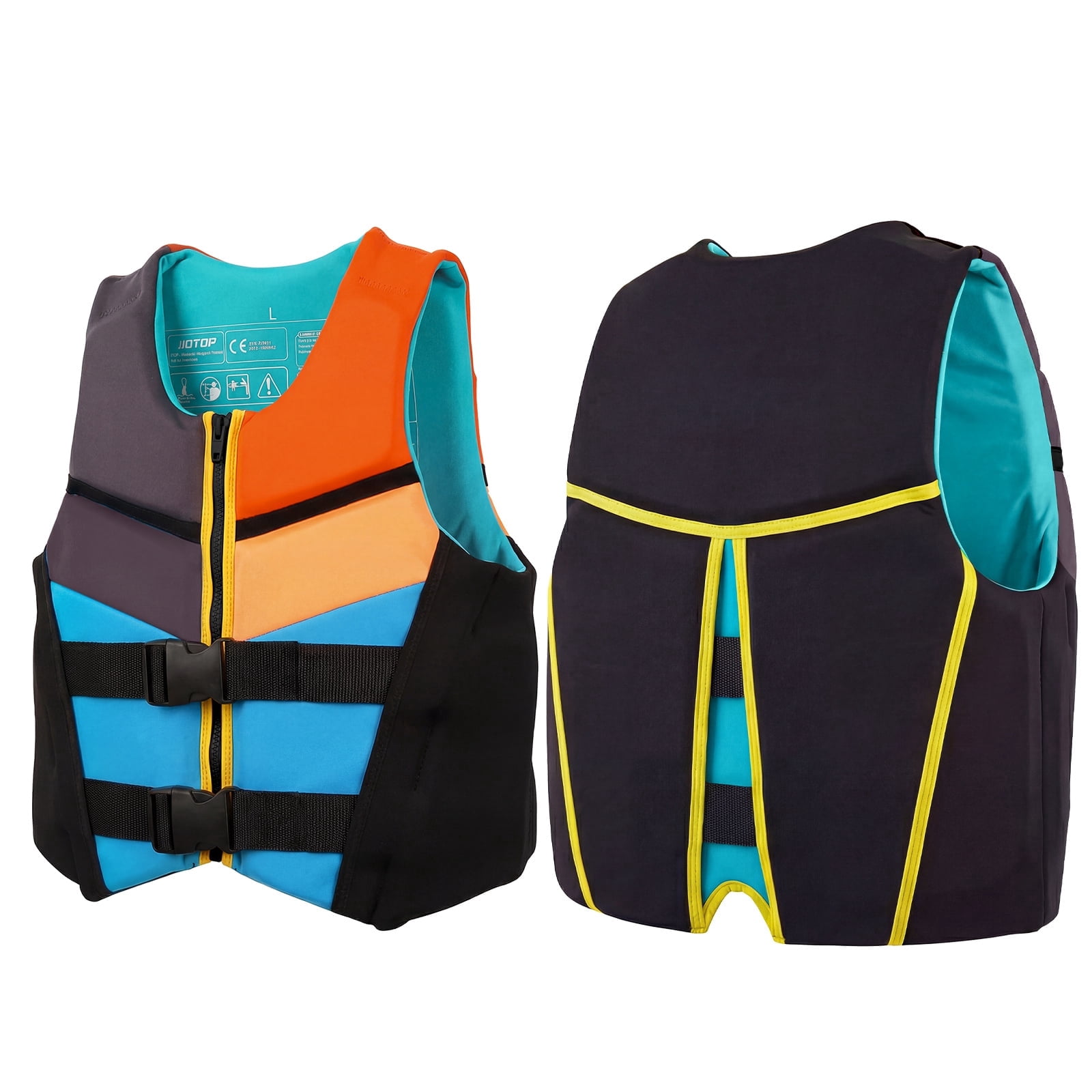 Swim Vest Life Jacket Youth,Adjustable Flotation Buoyancy Swimsuit Trainer Vests,Swimming Aid Jacket,Kayaking Fishing Sailing Watersports,Fit for 50-125 lbs