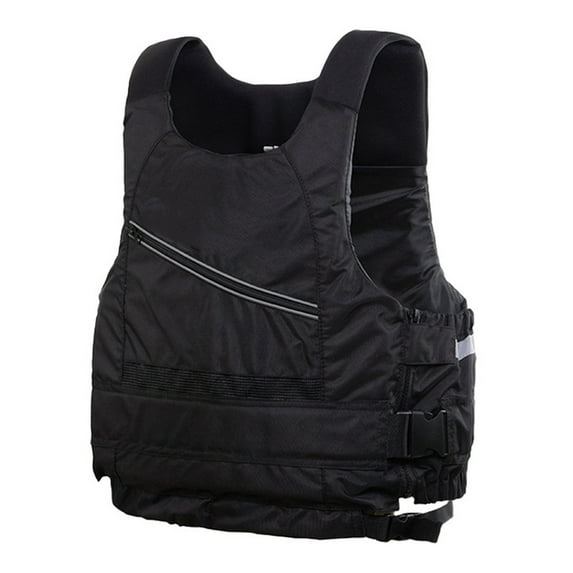 Kids Swimming Jacket Plus Size High Buoyancy Foam Life Jacket for Adults Portable Fishing Boating Vest with Reflective Strips Zipper Straps Swimwear XS