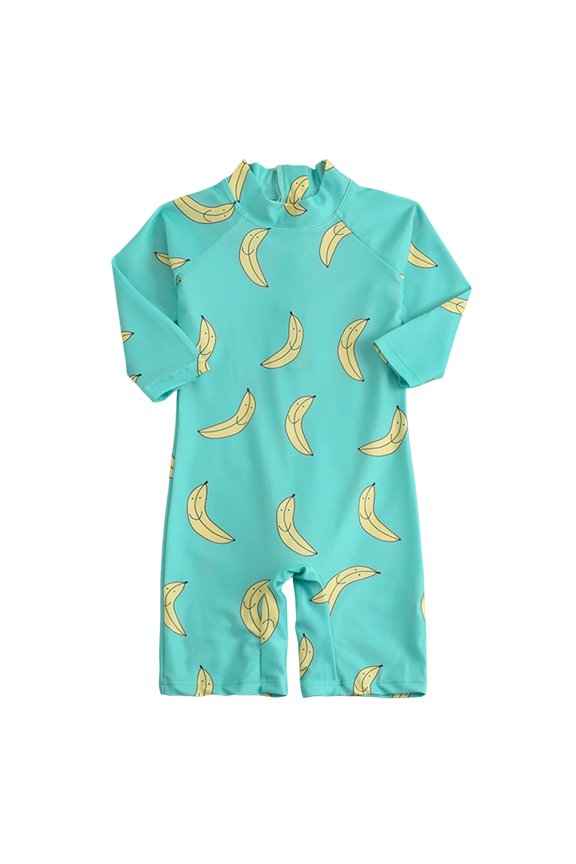 Kids Swimsuit Long Sleeved Sun Protective Quick Drying Baby Surfing Suit Boys And Girls Toddler Swimwear