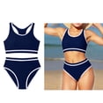 thumbnail image 1 of Kids Swimsuits 2 Piece Quick Dry Girls Bathing Suit with Chest Pad Swimming Suit for Girls 6-7 Years, 1 of 5