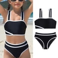 thumbnail image 1 of Kids Swimsuits 2 Piece Quick Dry Girls Bathing Suits with Chest Pad Cute Bathing Suits for Kids 7-8 Years, 1 of 8