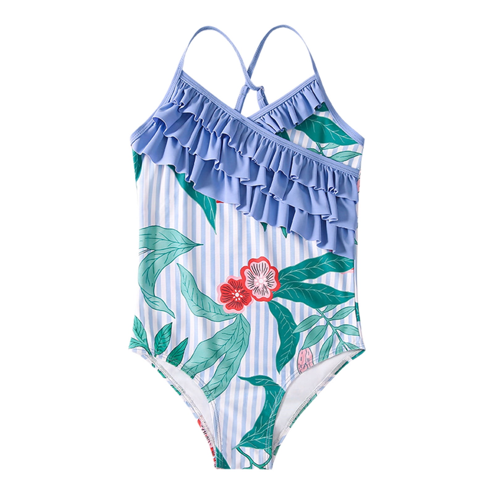 Kids Swimsuits Kids Bathing Suit Swimming Beach Hawaiian Style 1Pc ...