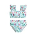 thumbnail image 1 of Kids Swimsuits Kids Spring Summer Strawberry Print Cotton Sleeveless Beach Swimwear Girls Bathing Suit White 12 Months-18 Months, 1 of 7
