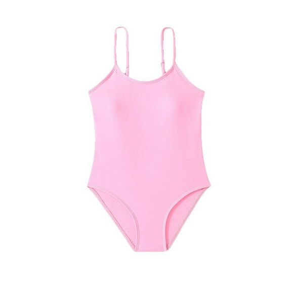 Kids Swimsuits Solid Color Toddler 1 Piece Swimsuit Cute Bikini Size 8-9T Girls Clothes