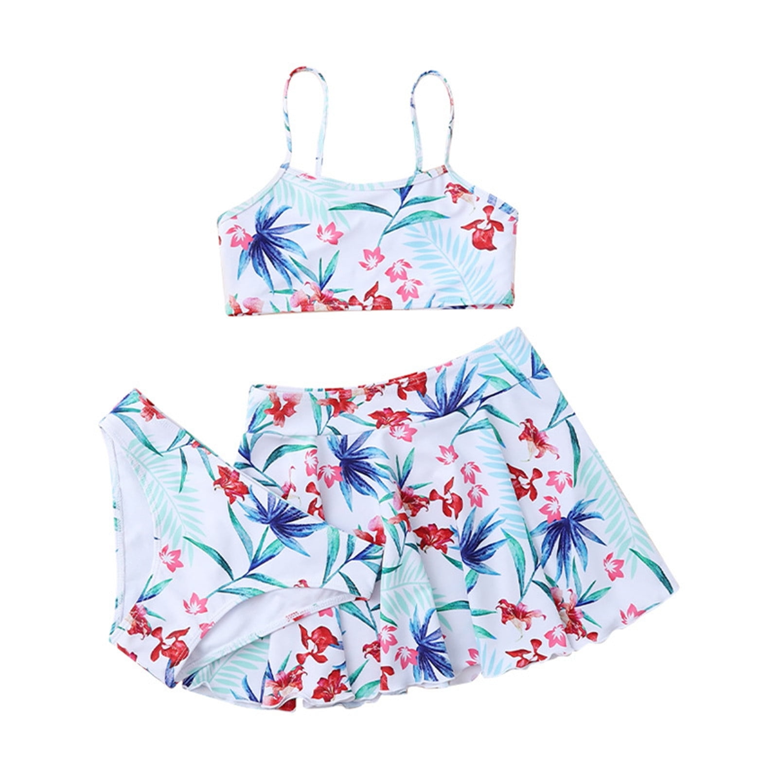 Kids Swimsuits Summer Print Shorts Beach Swimming Tropical Rainforest