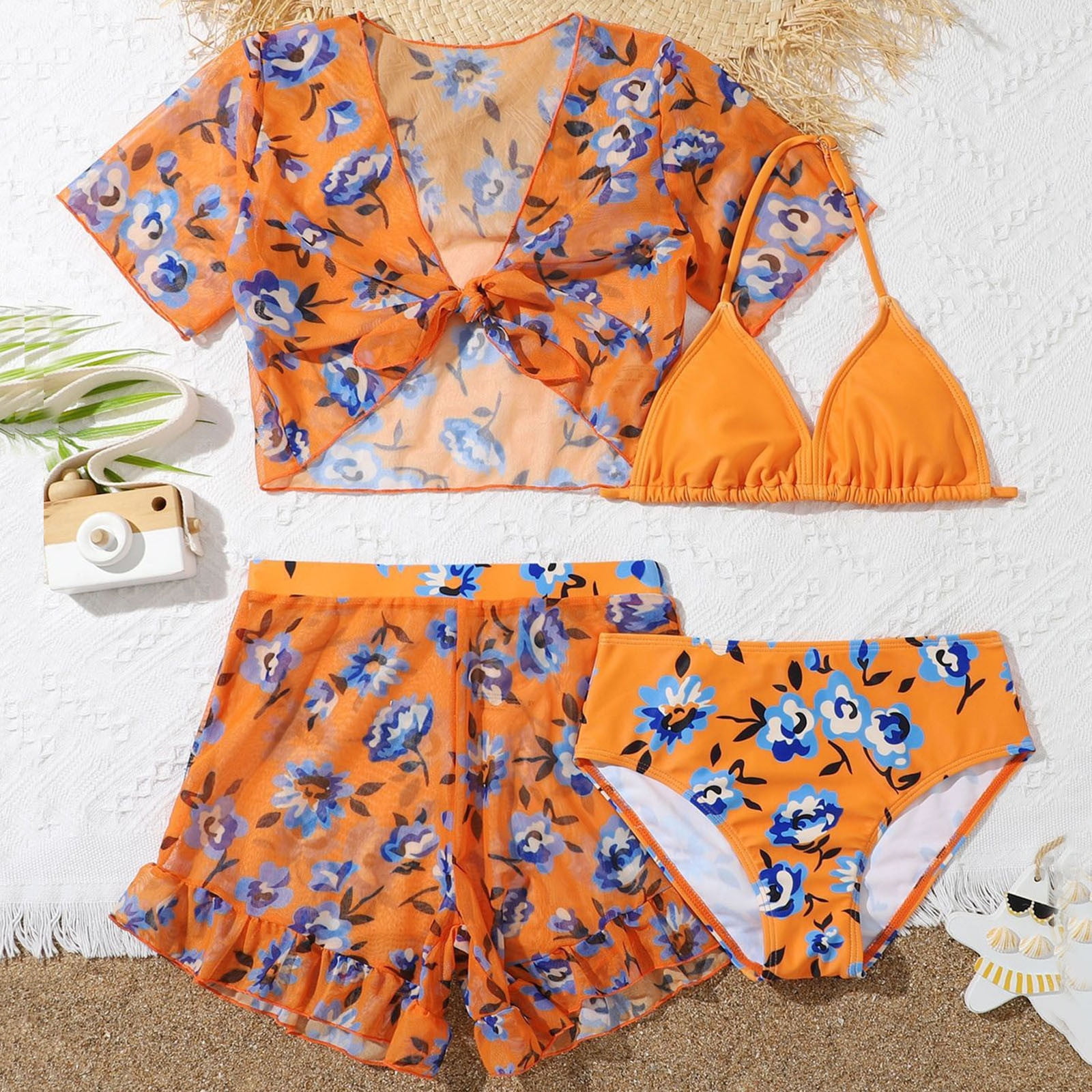 Kids Swimwear Sun Protection Suit Set 310 Years Old Sunscreen Suit